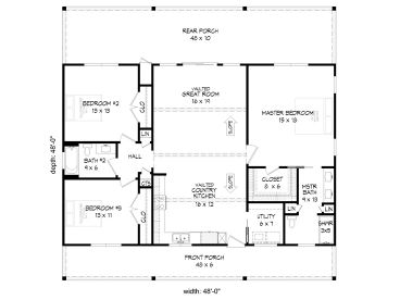 Floor Plan, 062H-0334