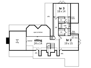 2nd Floor Plan, 021H-0188