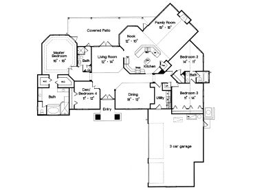 Floor Plan, 043H-0135