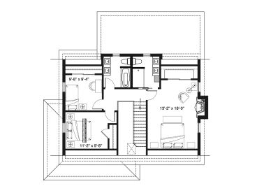 2nd Floor Plan, 027H-0494
