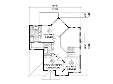 2nd Floor Plan, 072H-0142