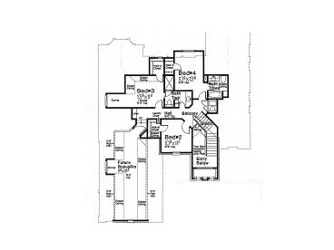 2nd Floor Plan, 002H-0044