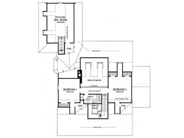 2nd Floor Plan, 063H-0035