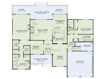1st Floor Plan, 025H-0221