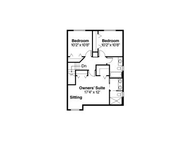 2nd Floor Plan, 051H-0015