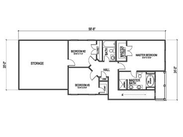 2nd Floor Plan, 058H-0010