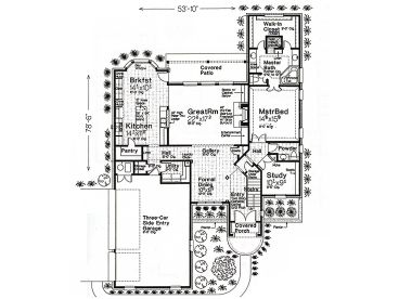 1st Floor Plan, 002H-0044