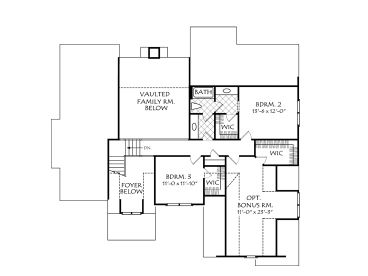 2nd Floor Plan, 086H-0085