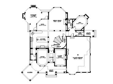 1st Floor Plan, 035H-0090