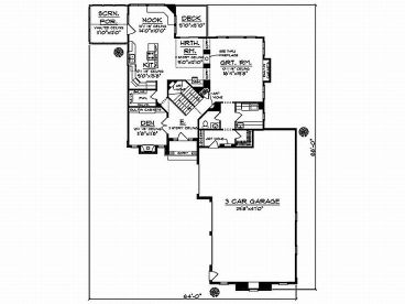 1st Floor Plan, 020H-0187