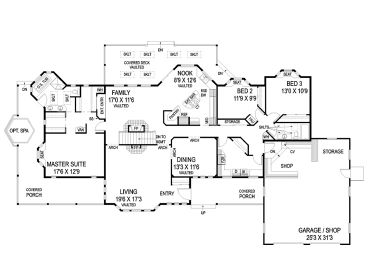 Floor Plan, 013H-0018