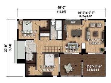 Floor Plan, 072H-0195