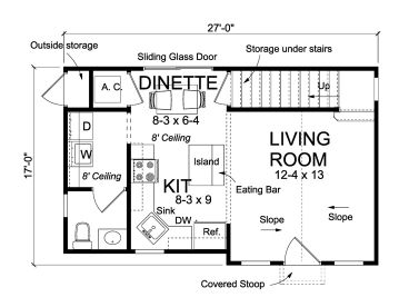 1st Floor Plan, 059H-0216