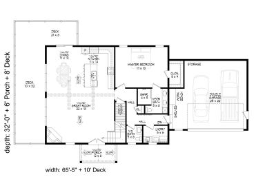 1st Floor Plan, 062H-0379