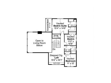 2nd Floor Plan, 051H-0403