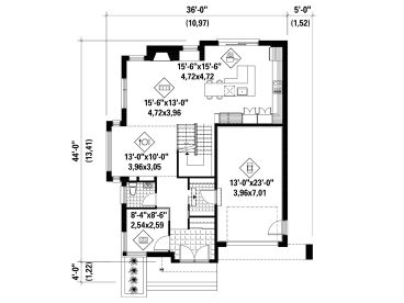 1st Floor Plan, 072H-0147