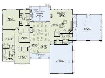1st Floor Plan, 025H-0333