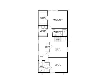 2nd Floor Plan, 065H-0108