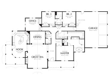 Floor Plan, 034H-0278