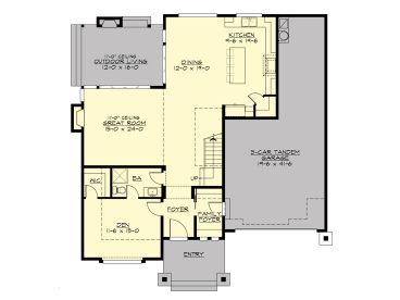 1st Floor Plan, 035H-0123