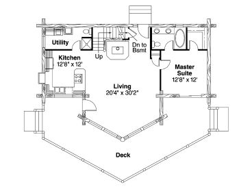 1st Floor Plan, 051L-0003