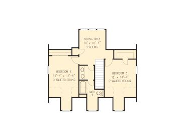 2nd Floor Plan, 054H-0010