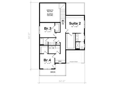 2nd Floor Plan, 031H-0512