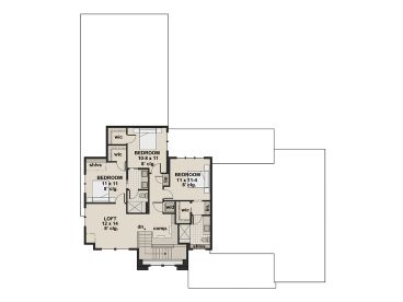 2nd Floor Plan, 023H-0206