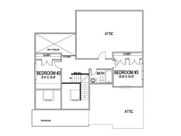 2nd Floor Plan, 058H-0071