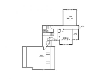 2nd Floor Plan, 067H-0054