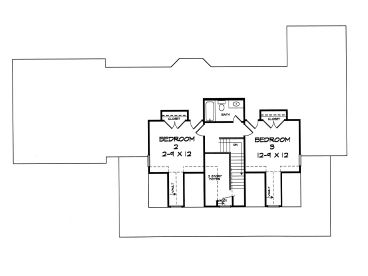 2nd Floor Plan, 019H-0135