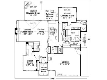 Floor Plan, 051H-0364