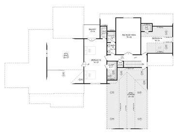 2nd Floor Plan, 062H-0343
