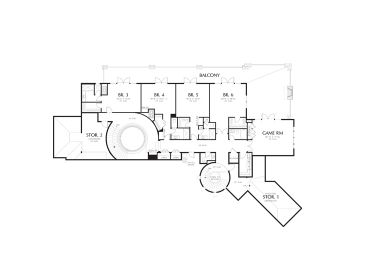 2nd Floor Plan, 034H-0365