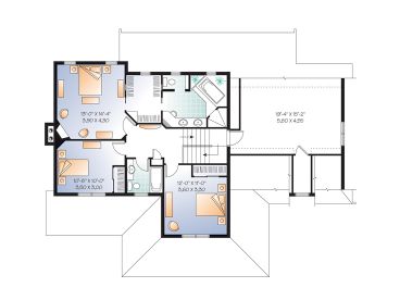2nd Floor Plan, 027H-0222