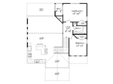 2nd Floor Plan, 062H-0048