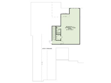 2nd Floor Plan, 025H-0281