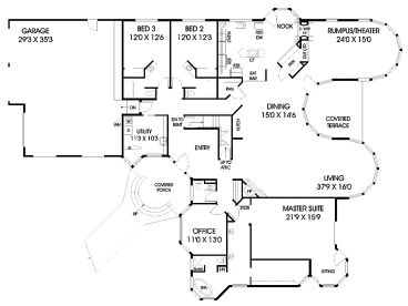 Floor Plan, 013H-0027