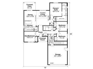Opt. Floor Plan, 051H-0380