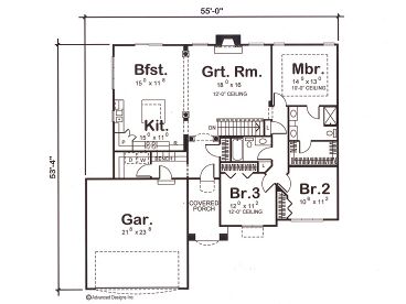 Floor Plan, 050H-0001