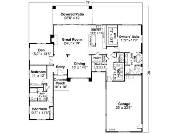 Floor Plan, 051H-0321