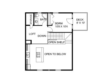 2nd Floor Plan, 012H-0328