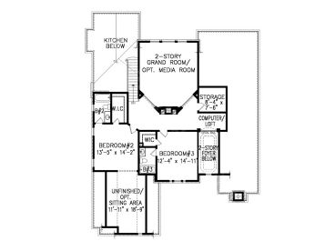 2nd Floor Plan, 084H-0021