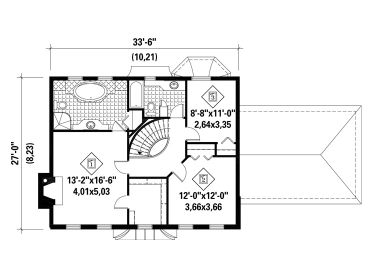2nd Floor Plan, 072H-0243