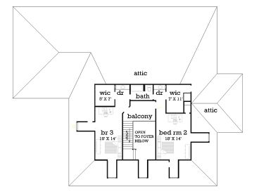 2nd Floor Plan, 021H-0237