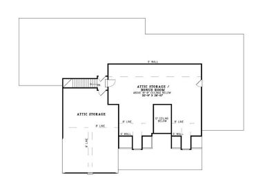 2nd Floor Plan, 025H-0064