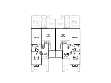 2nd Floor Plan, 031M-0038