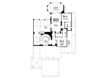 2nd Floor Plan, 031H-0417