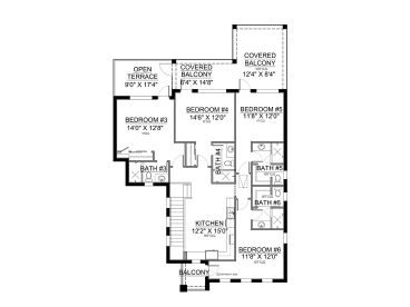 2nd Floor Plan, 070H-0080
