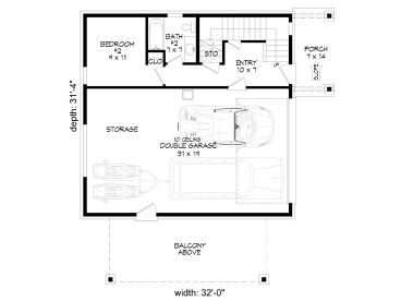 1st Floor Plan, 062G-0382
